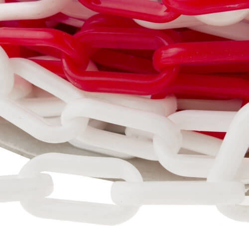 Pasco Plastic Traffic Chain White L25m