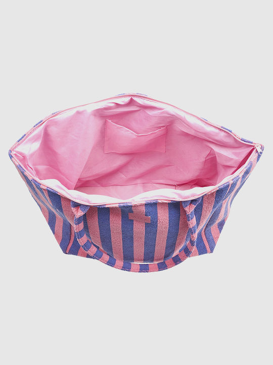 Verde Fabric Fuchsia Beach Bag