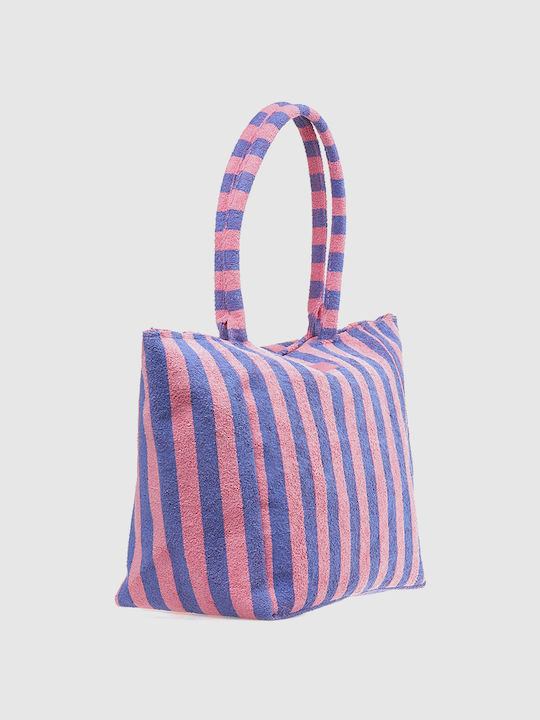 Verde Fabric Fuchsia Beach Bag