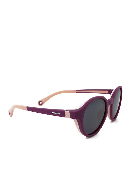 Playmobil Round Baby Kids Sunglasses with Polarized Lenses Purple for 1-4 Years