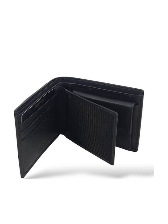 Leather Men's Wallet Classic with RFID Black