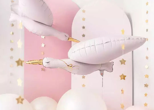 Μπαλόνι Baby Shower Ουράνιο Τόξο Foil Jumbo Ροζ 60εκ.
