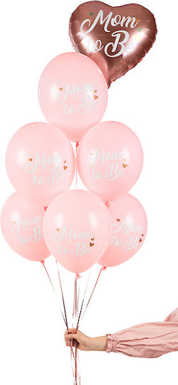 Set 5 Luftballons Latex Rosa To Be 30cm