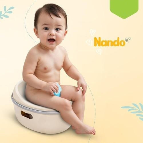3-in-1 Töpfchen Toilettensitz Beige