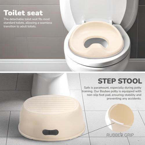 3-in-1 Töpfchen Toilettensitz Beige