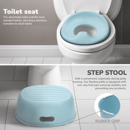 3-in-1 Töpfchen Toilettensitz Blau