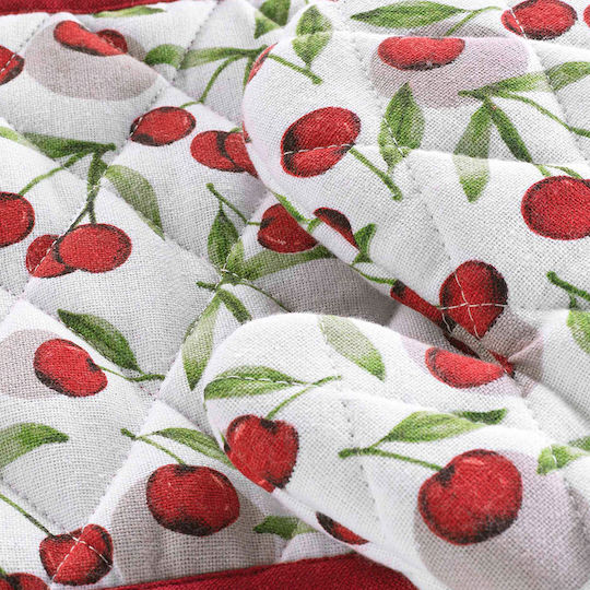 Oven Mitt Fabric White 1pcs
