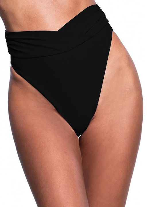 Bikini Slip Talie înaltă Black