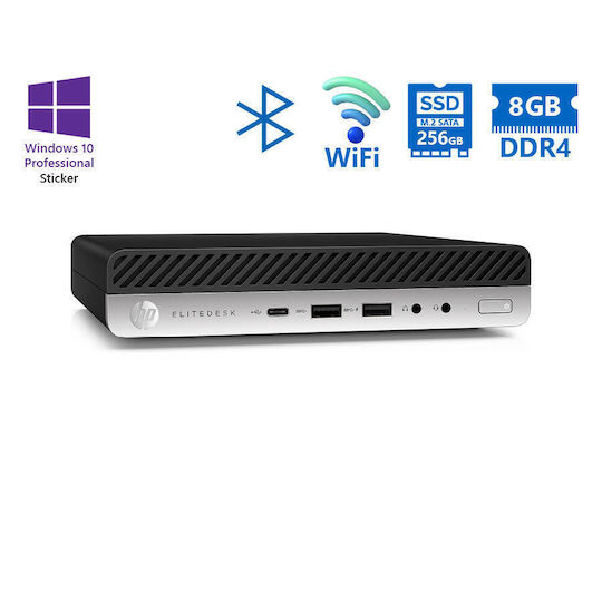 HP EliteDesk 705 G5 DM PC Bureau AMD Ryzen 3 Pro 3200G 16Go RAM SSD 256Go W11 Pro