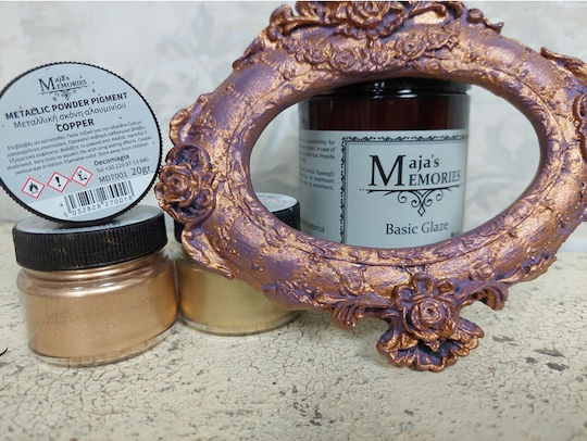 Металически пигментен прах бледо злато 20g