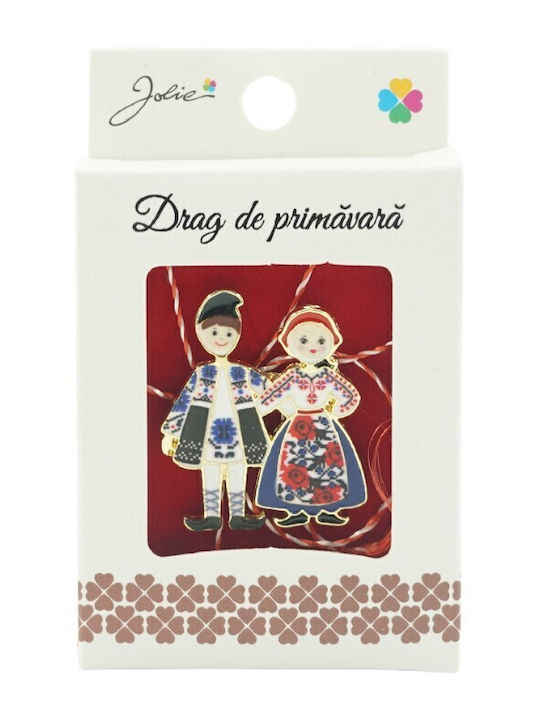 Small Brooch In Traditional Young People Box