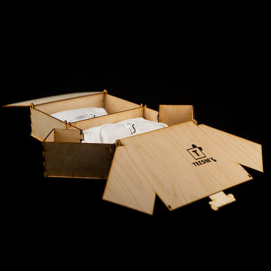 Holzverpackungsbox für T-Shirts