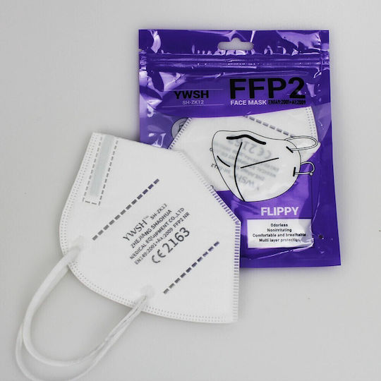Protective Mask Fabric FFP2 White 10pcs