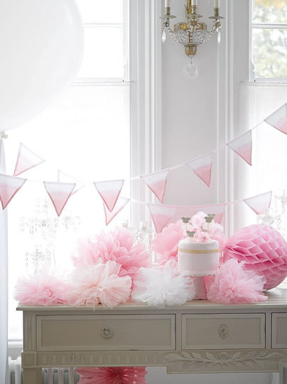 Pompon-Dekorationen Roségold