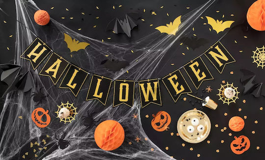 Banner Happy Halloween Μαύρο 250cm