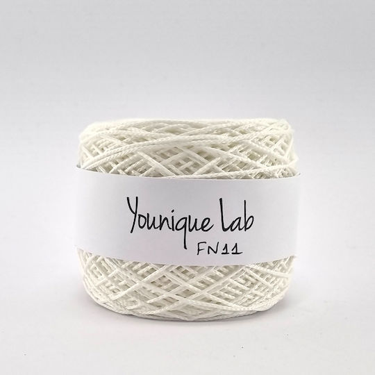 Fino Yarn Bags Fine Macramé White Fn11