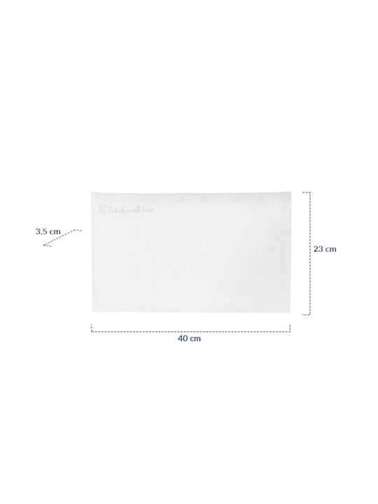Kikka Boo Βρεφικό Μαξιλάρι Ύπνου Memory Foam Ventilated Mint Velvet 23x40εκ.