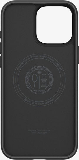 Spigen Liquid Air T (MagFit) Задна корица Силикон 0.3мм Черен (iPhone 16 Pro Max)