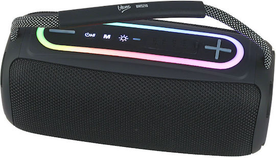 V-tone BWS210 Bluetooth високоговорител с живот на батерията до 3 часа Черен