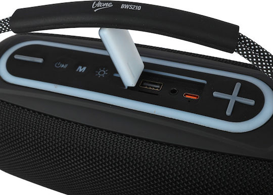 V-tone BWS210 Bluetooth високоговорител с живот на батерията до 3 часа Черен