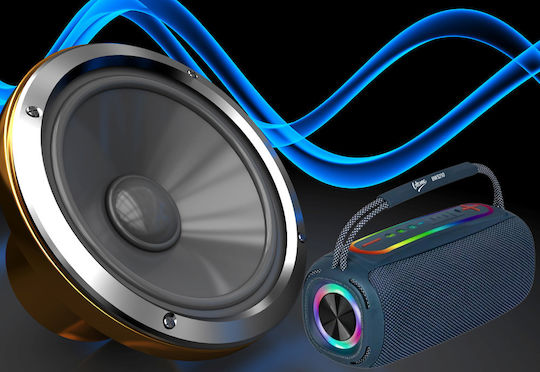 V-tone BWS210 Bluetooth Speaker with Radio Blue