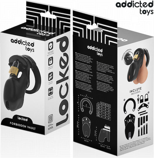 Addicted Toys Κλουβί Πέους σε Μαύρο Χρώμα
