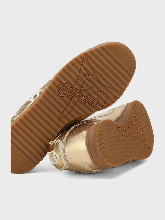 Γυναικεία Sneakers Χρυσά