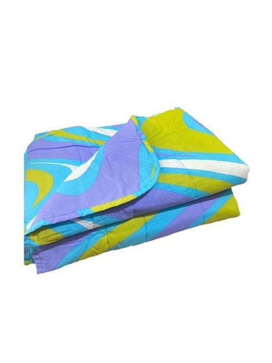 Limneos Κουβερλί Υπέρδιπλο Πολύχρωμο 220x240cm