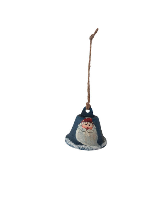 Hanging Hanging Bell Ornament Metallic Red 5x4cm
