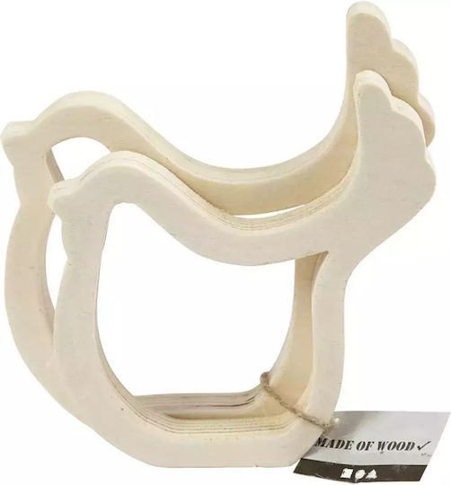 Holz-Küken Höhe 13 cm 2 Stück