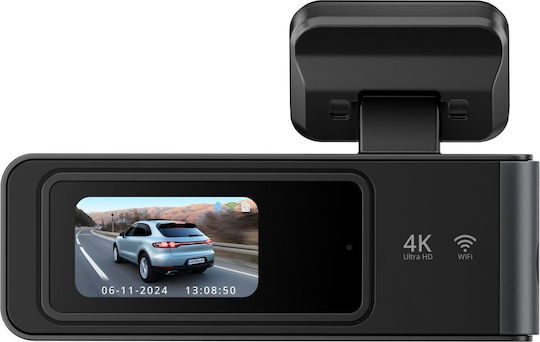 Kingslim E4 Сет Автомобилна DVR камера 4K с дисплей за Паркет & Камера за задно виждане