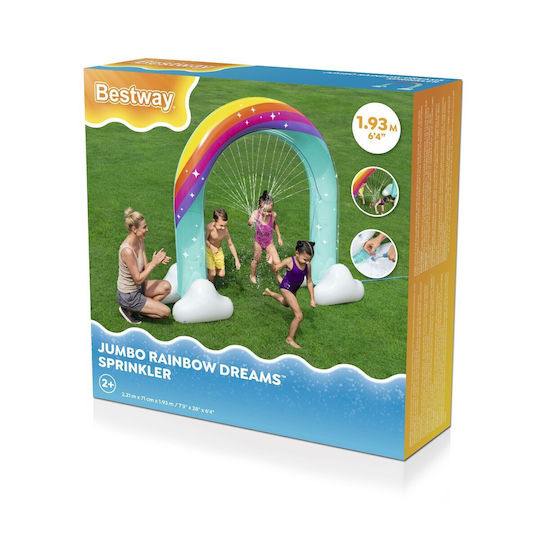 Надуваем гигантски воден пръскач Дъга Мечти 221x71x193см Bestway 52732