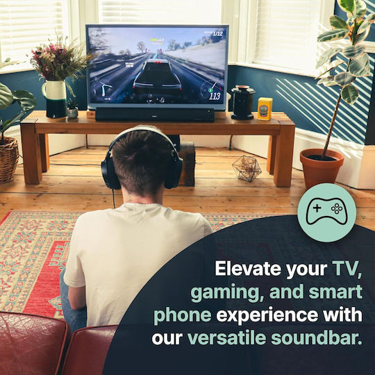 Majority Snowdon II Soundbar 2.1 Bluetooth 120W mit Fernbedienung Weiß