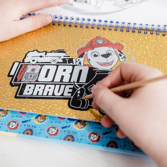 Totum Stickers Paw Patrol Scratchbook for Children 3+ years Years