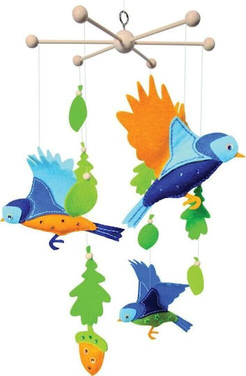 Folia Kinderhandwerk 384746 Set zur Herstellung von Mobiles 86Stück