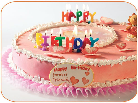Kardasis Geburtstagskerzen Happy Birthday 13 Stück