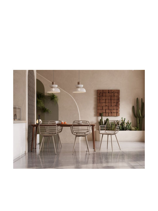 Outdoor Chair Polypropylene Candy Ch534wh White 52x56.5x81.5cm
