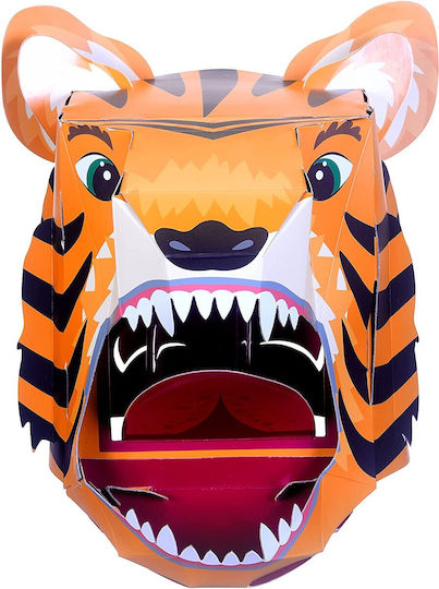 Fiesta Crafts Origami Construction 3d Mask Helmet Tiger Fiesta for Children 5+ years Years