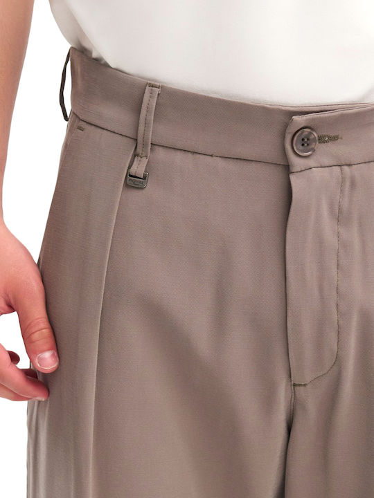 Perth Men's Chinos in Straight Leg Style Taupe