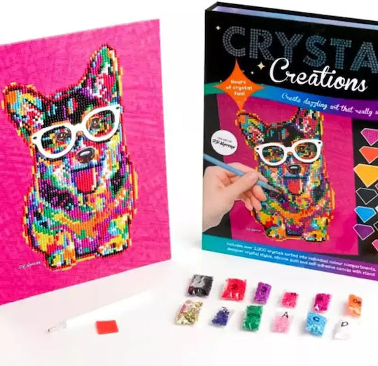 Hinkler Κατασκευη Με Κρυσταλλους Σκυλος - Crystal Creations: Pd Moreno Corgi In Glasses Cc-26 Hinkler