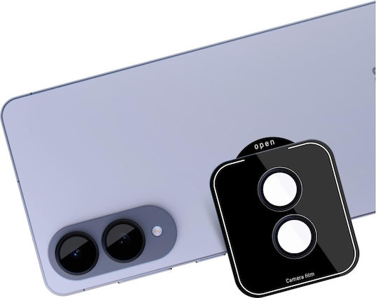3MK Lens Protection Pro Camera Protection Tempered Glass Black for the Samsung Galaxy S25 Edge