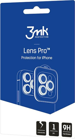 3MK Lens Protection Pro Camera Protection Tempered Glass Black for the Samsung Galaxy S25 Edge