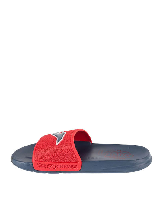 Men's Red Slides