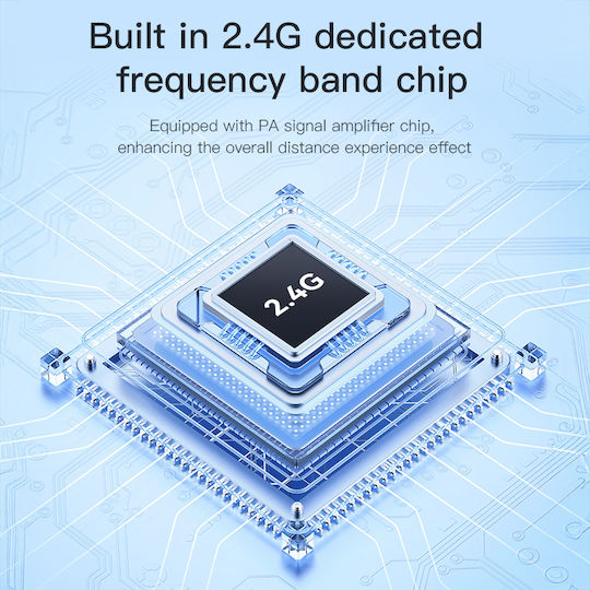Yesido KR12 MEMS Безжично Микрофон Щипка за Мобилен в Черен Цвят