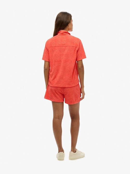 Superdry Women's Terry Shorts Coral