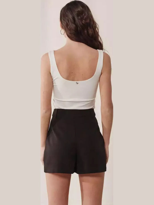 Women's High-waisted Shorts Black