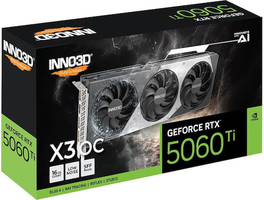 Inno 3D GeForce RTX 5060 Ti 16GB GDDR7 X3 OC Κάρτα Γραφικών