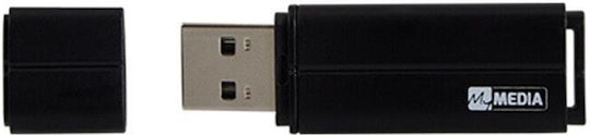 Verbatim 32GB USB 2.0 Stick Μαύρο