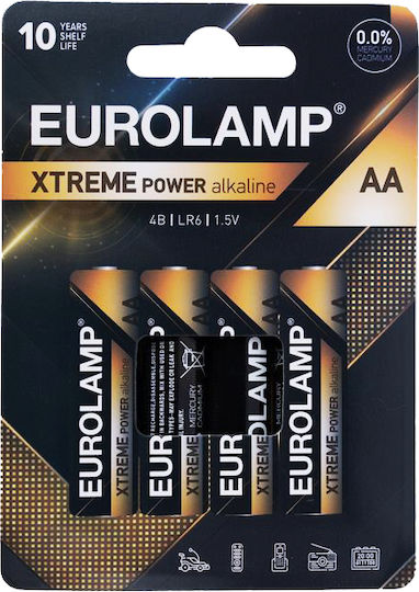 Eurolamp Extreme Alkaline Batteries AA 1.5V 8pcs