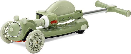 Lorelli Kids Scooter Foldable Swiftie 3-Wheel with Seat for 3+ Years Green